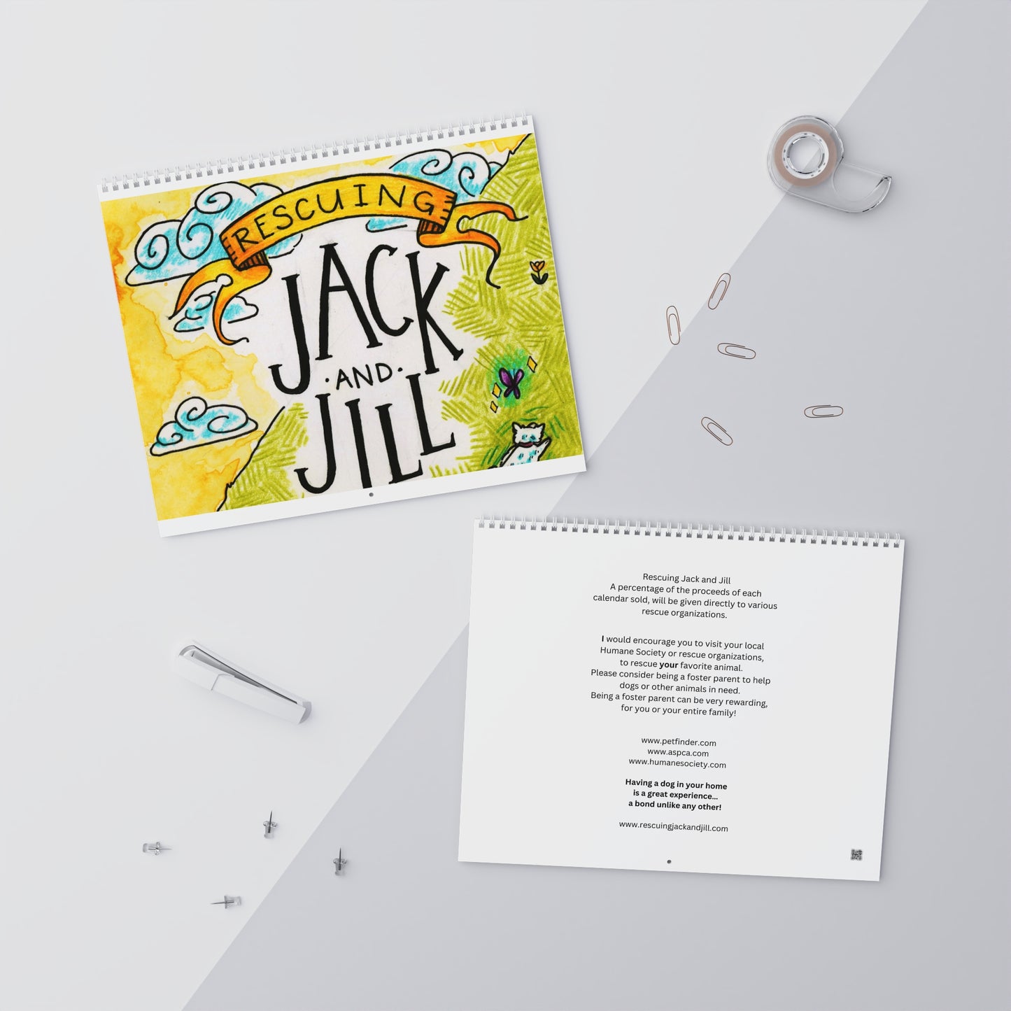 Rescuing Jack and Jill - A real Jack and Jill Story Calendar